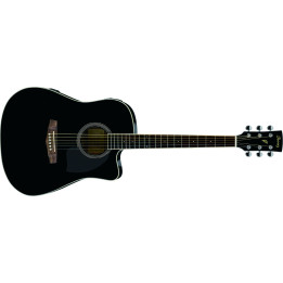 IBANEZ PF15ECE BK ELEKTRO-AKUSTIČNA GITARA