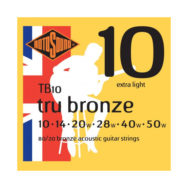 STRINGS ROTOSOUND TB10 10-50 TRU BRONZE FOLK