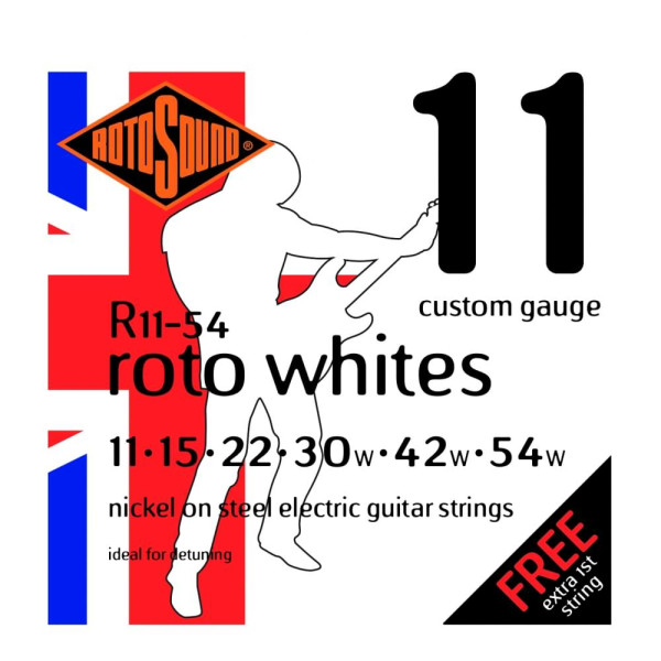 STRINGS ROTOSOUND R11 WHITES NICKEL ELECTRIC