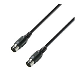 KABEL ADAM HALL K3MIDI0300BLK - MIDI 3M