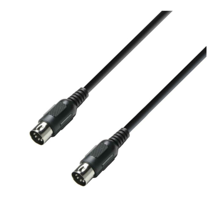 KABEL ADAM HALL K3MIDI0300BLK - MIDI 3M