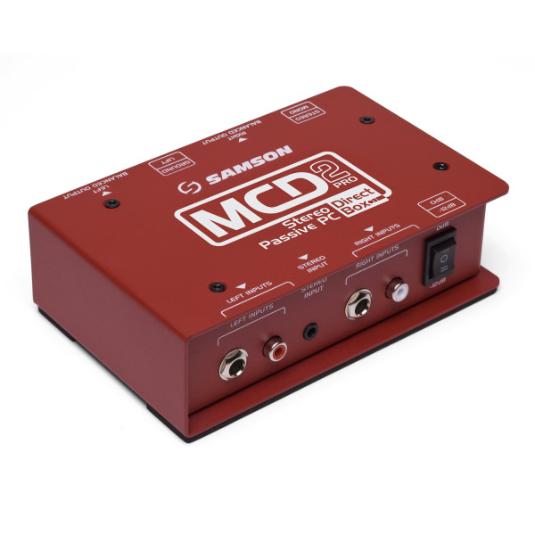 DI BOX SAMSON S-MAX MCD2PRO PASSIVE PRO ST DJ