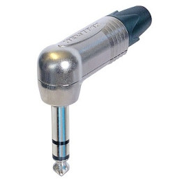 KONEKTOR NEUTRIK NP3RX STEREO ANGLED JACK