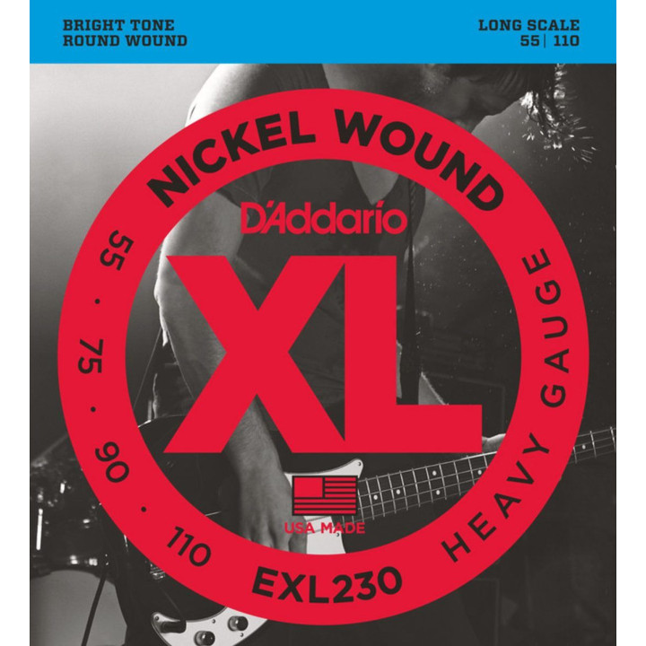 D'ADDARIO EXL230 55-110 LONG SCALE ŽICE ZA BAS GITARU