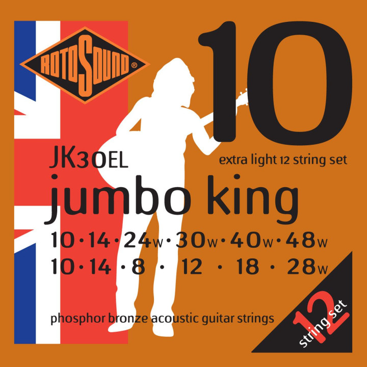 ROTOSOUND JK30 12-STRING ŽICE ZA AKUSTIČNU GITARU