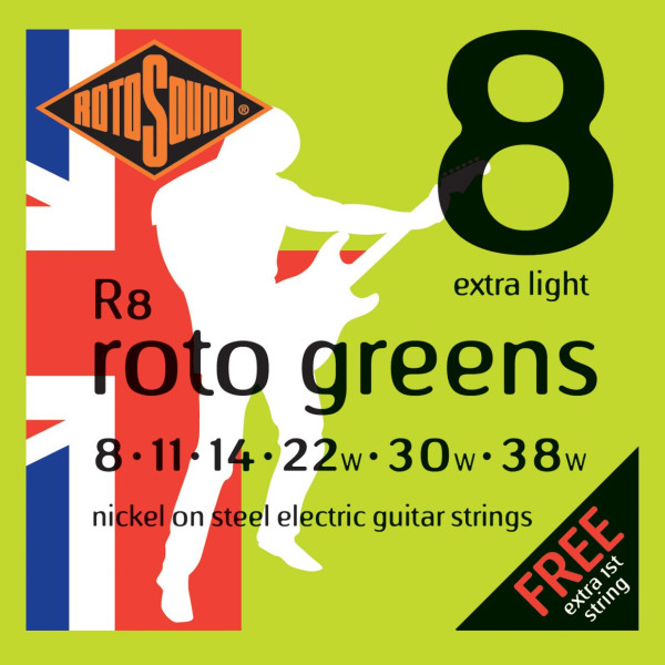ROTOSOUND R8 GREEN STRUNE
