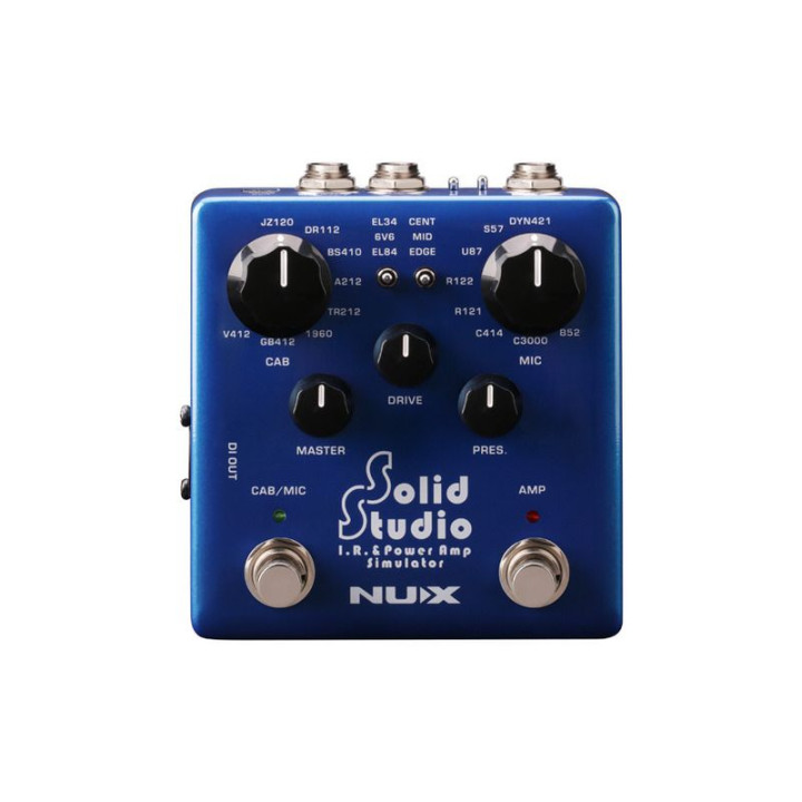 NUX SOLID STUDIO IR & POWER AMP SIMULATOR EFEKT PEDALA