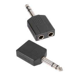 ADAM HALL 7546 Y ADAPTER 2X6.3 STEREO JACK F TO 6.3 STEREO
