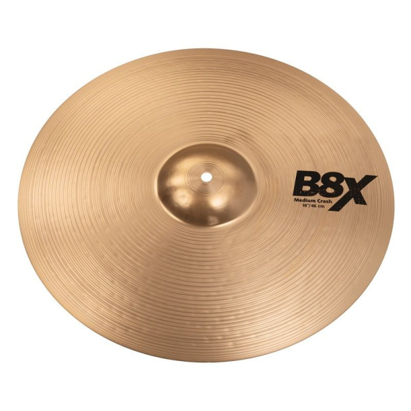 SABIAN 18" B8X MEDIUM CRASH CYMBAL 41808X ČINELA