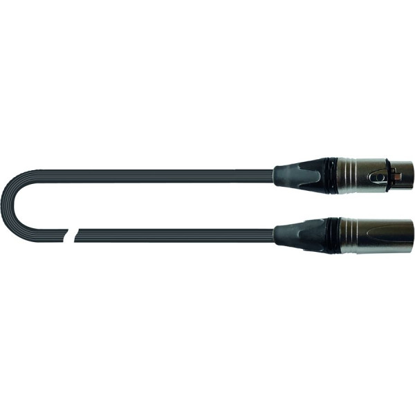 QUIKLOK JUST/MF-1 SILVER XLR 1m MICROPHONE CABLE