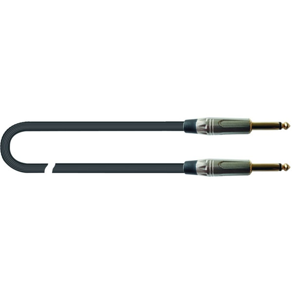 QUIKLOK JUST/JJ-4.5 SL INSTRUMENT CABLE (6.3mm TS x 6.3mm TS) 4.5m