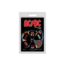 PERRI'S LP-ACDC1 AC/DC 6-PACK GUITAR PICKS