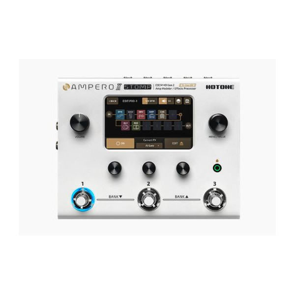 HOTONE MP-300 AMPERO II STOMP MODELING AMPLIFIER / MULTIEFFECT PEDAL