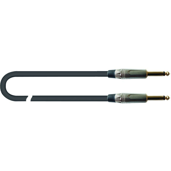 QUIKLOK JUST/JJ-2 SL INSTRUMENT CABLE (6.3mm TS x 6.3mm TS) 2m