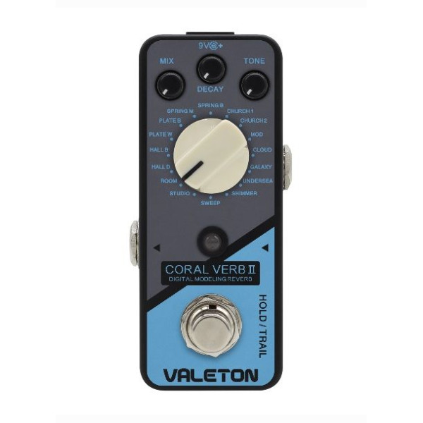 VALETON CRL-9 CORAL VERB II DIGITAL REVERB EFFECT PEDAL