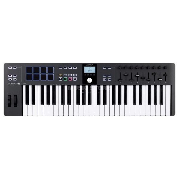 ARTURIA KEYLAB ESSENTIAL 49 MkIII BLACK USB MIDI KEYBOARD CONTROLLER
