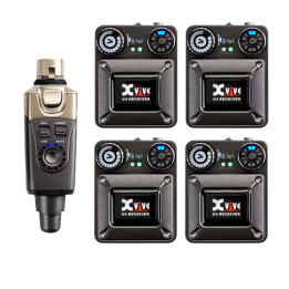 XVIVE U4R2 BLACK 4R BUNDLE IN-EAR MONITOR WIRELESS SYSTEM