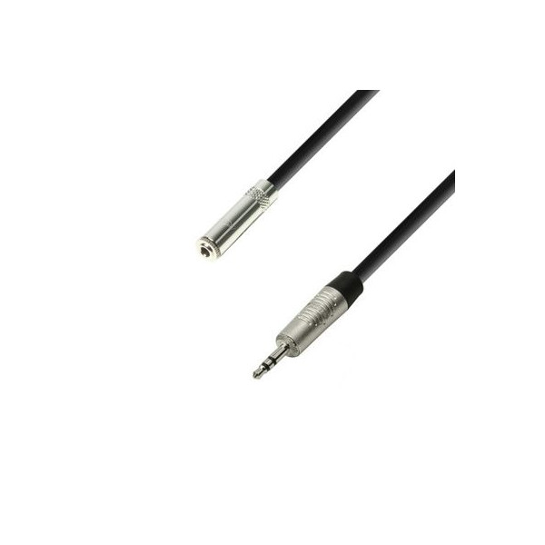 ADAM HALL K4BYW0300 MINIJACK FEMALE TRS TO MINIJACK TRS 3M