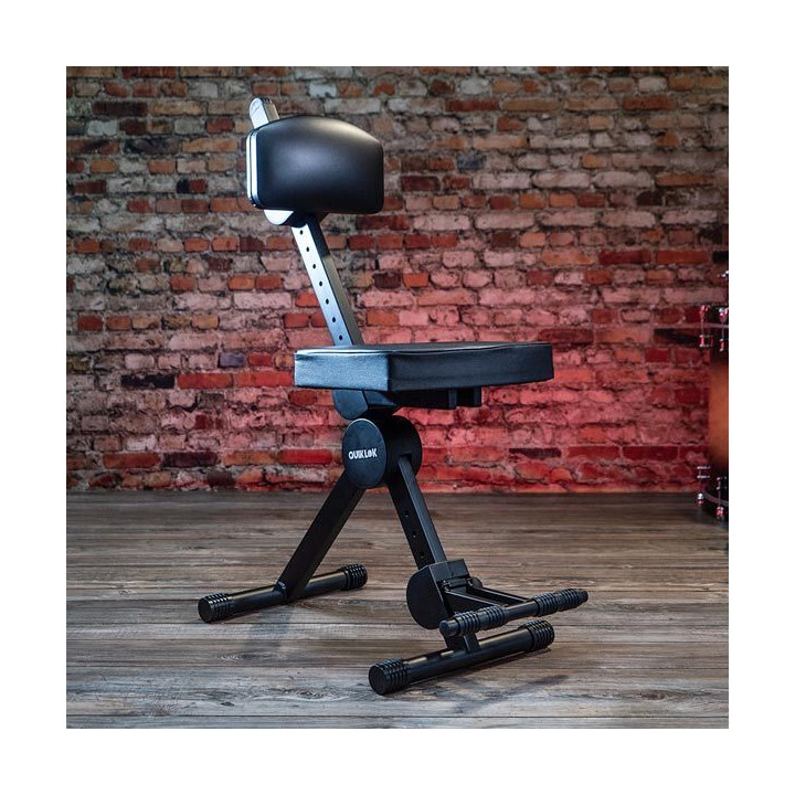 QUIKLOK DX-749 MUSICIAN SEAT w/ BACKREST
