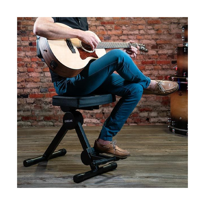 QUIKLOK DX-749 MUSICIAN SEAT w/ BACKREST