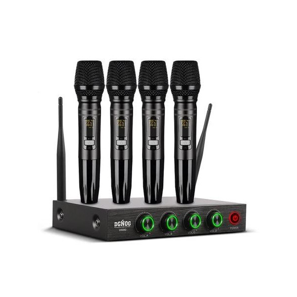 DGNOG U6080 WIRELESS 4 MIC ( 538-597 MHZ)