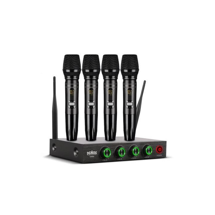 DGNOG U6080 WIRELESS 4 MIC ( 538-597 MHZ)