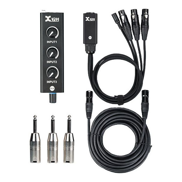 XVIVE PX 3-CHANNEL PORTABLE PERSONAL MIXER