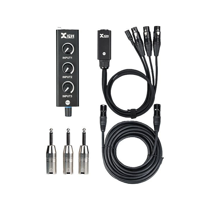 XVIVE PX 3-CHANNEL PORTABLE PERSONAL MIXER