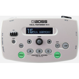 BOSS VE-5-WH TABLETOP VOCAL EFFECTS PROCESSOR WHITE