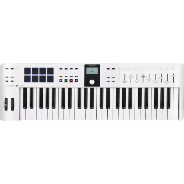 ARTURIA KEYLAB ESSENTIAL 49 MkIII WHITE USB MIDI KEYBOARD CONTROLLER