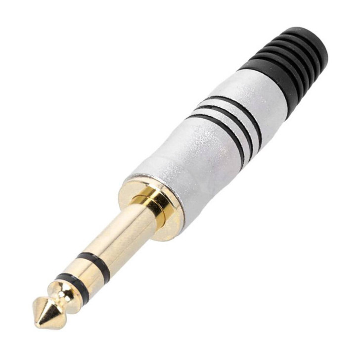 ADAM HALL K3CJM3GOLD 6.3mm STEREO JACK GOLD-PLATED CONNECTOR