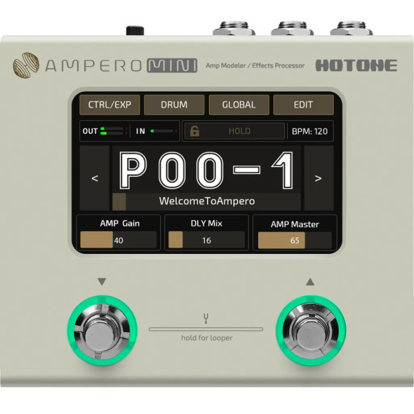HOTONE MP-50VN AMPERO MINI AMP MODELLER VANILLA MULTIEFFECT PEDAL