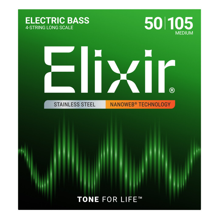 ELIXIR 050/105 MEDIUM STAINLESS STEEL ŽICE ZA BAS GITARU