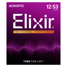 ELIXIR 012/53 LIGHT PHOSPHOR BRONZE ŽICE ZA AKUSTIČNU GITARU