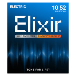 ELIXIR NANOWEB 010/52 LIGHT-HEAVY ELECTRIC GUITAR STRINGS