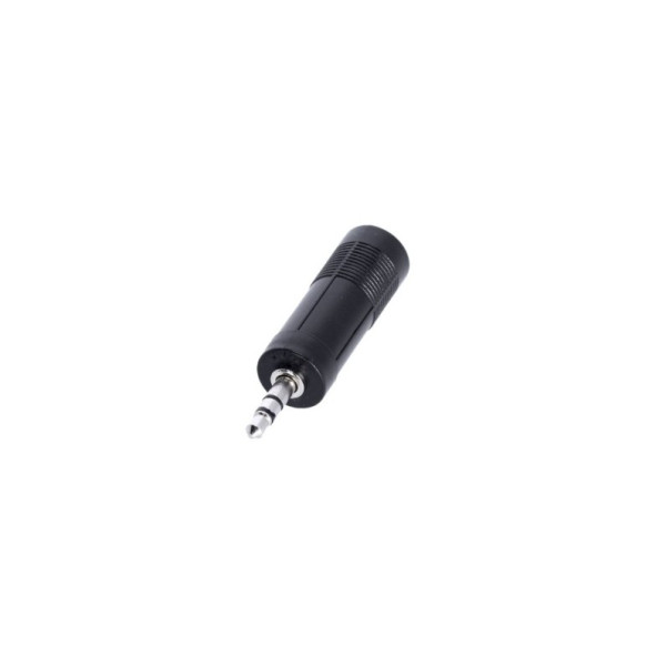 ADAM HALL K4AJF3MM3 6.3MM STEREO JACK FEMALE TO 3.5MM STEREO JACK MALE ADAPTER