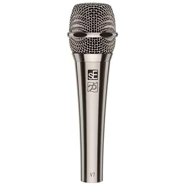 SE ELECTRONICS V7 NICKEL 25 ANNIVERSARY DYNAMIC VOCAL MICROPHONE