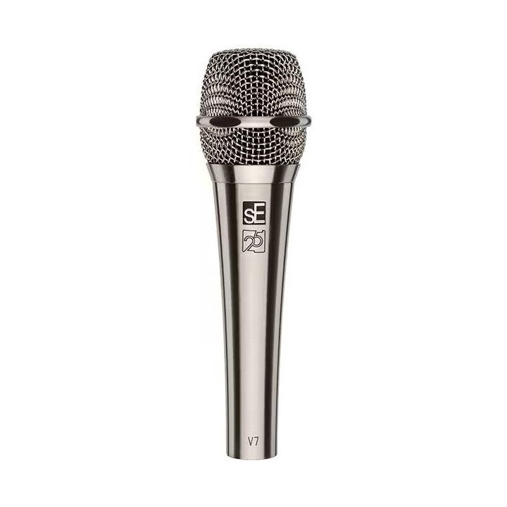 SE ELECTRONICS V7 NICKEL 25 ANNIVERSARY DYNAMIC VOCAL MICROPHONE