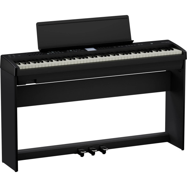 ROLAND FP-E50 BK DIGITAL PIANO W/STAND KSFE-50 BK AND W/PEDALS KPD-70 BK
